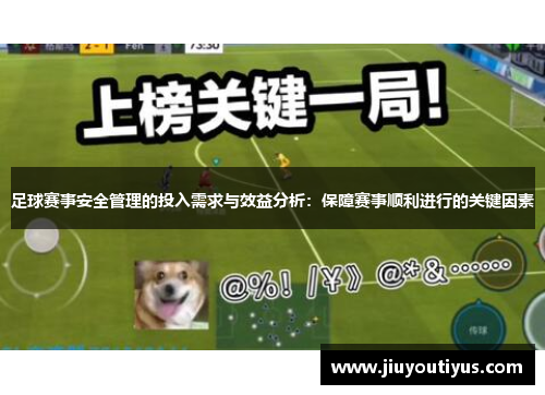 足球赛事安全管理的投入需求与效益分析：保障赛事顺利进行的关键因素